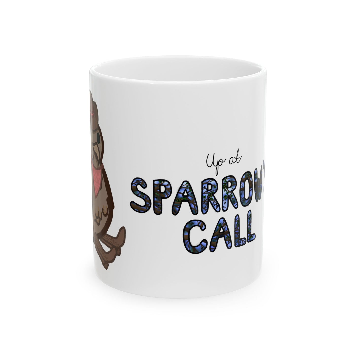 Up at Sparrow's Call Mug